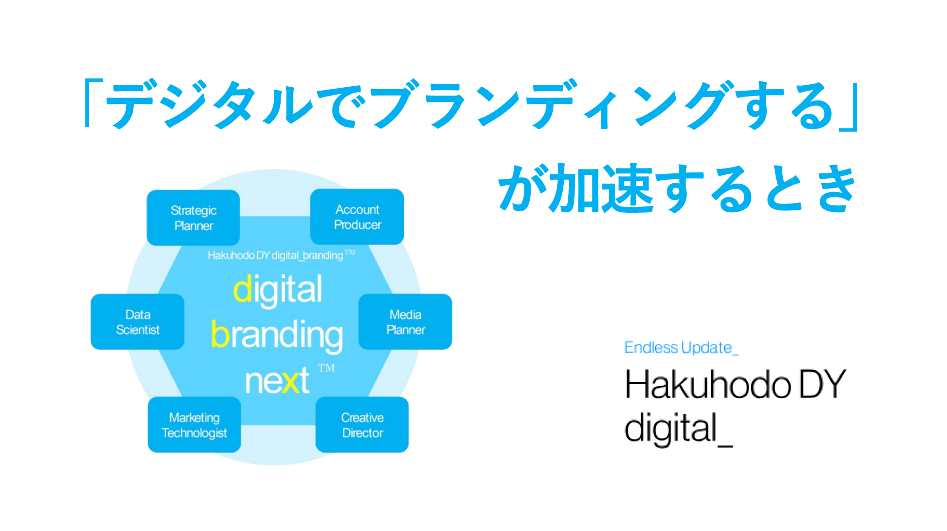 デジタルでブランディングする』が加速するとき～博報堂ＤＹデジタル