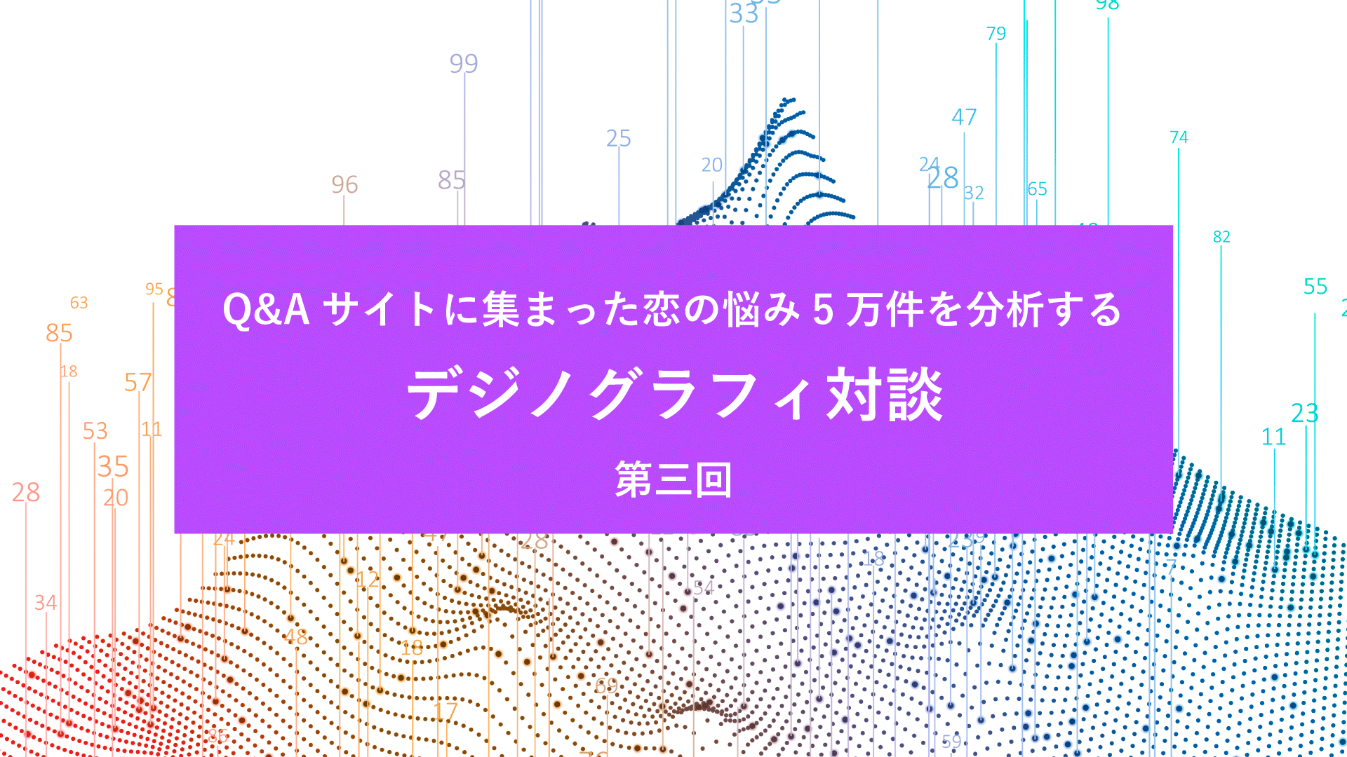Q&Aサイトに集まった恋の悩み5万件を分析するデジノグラフィ対談第三回