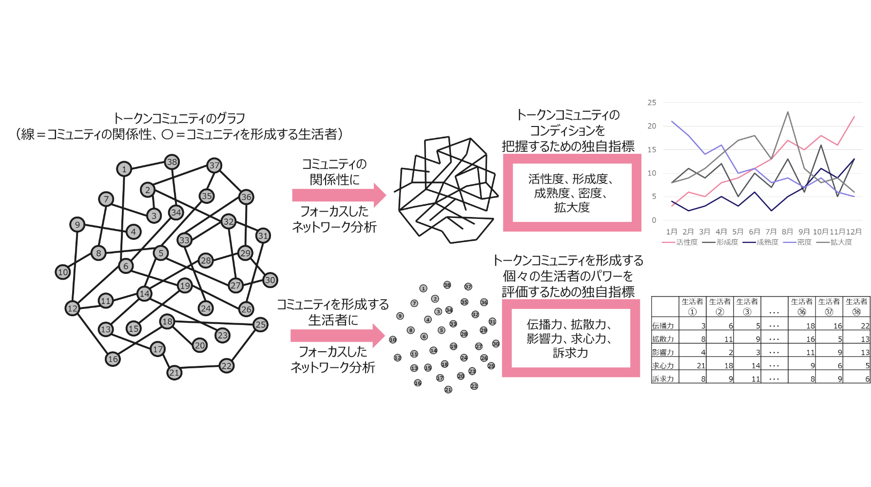 ブロックチェーンのデータを解析する「トークンコミュニティ・アナライザー」
