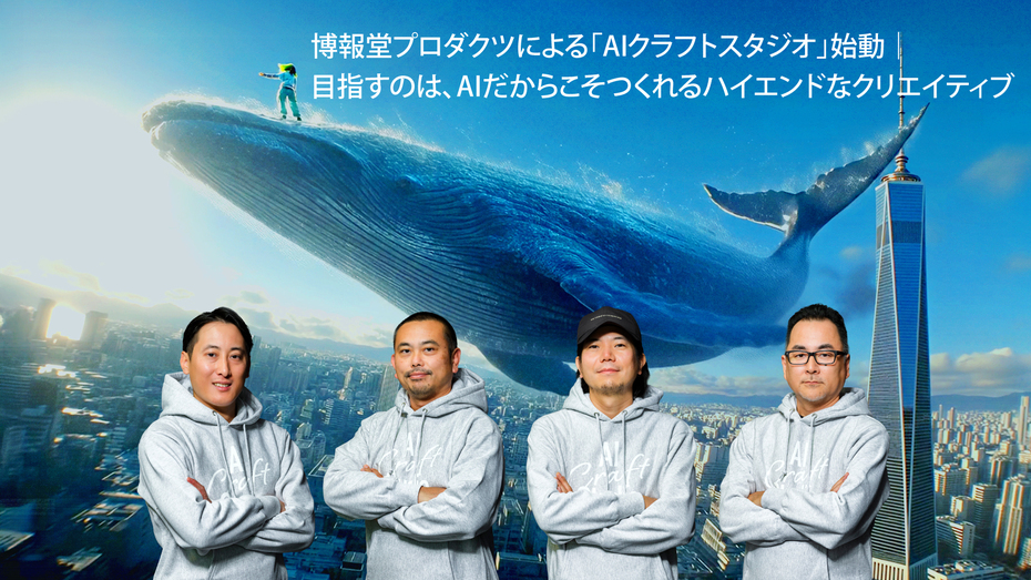 博報堂プロダクツによる「AIクラフトスタジオ」始動｜目指すのは、AIだからこそつくれるハイエンドなクリエイティブ