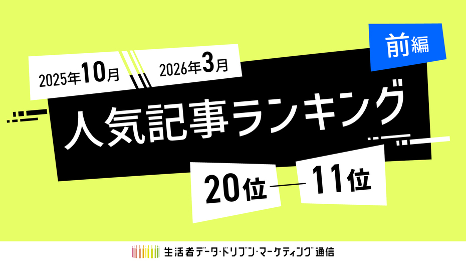 2025年10月～2026年3月人気記事ランキング　経営とデータの融合、CRM×AIの進化、AI検索の未来など 注目のトピックスTOP20【前編】